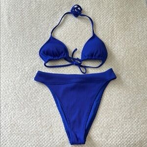 Hollister Deep Blue Bikini Set